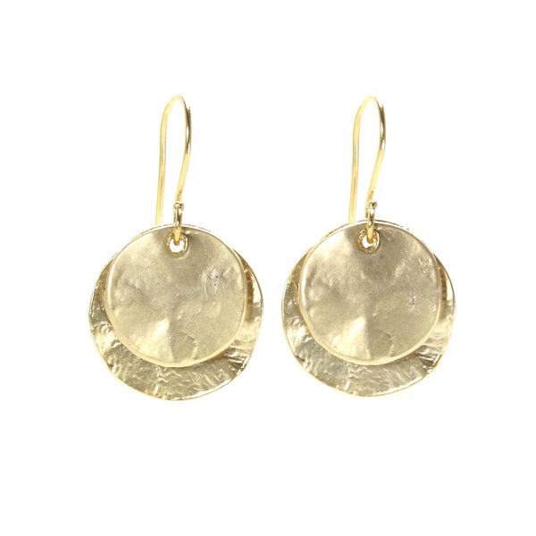 Layered Round Earrings - Large