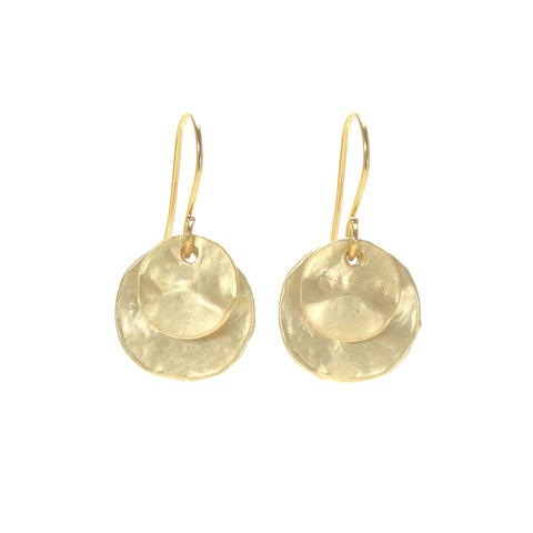 Layered Round Earrings - Medium