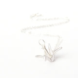Origami/Paper Crane Necklace