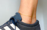 Paper Clip Chain Anklet