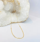 Small Paper Clip Mix Necklace