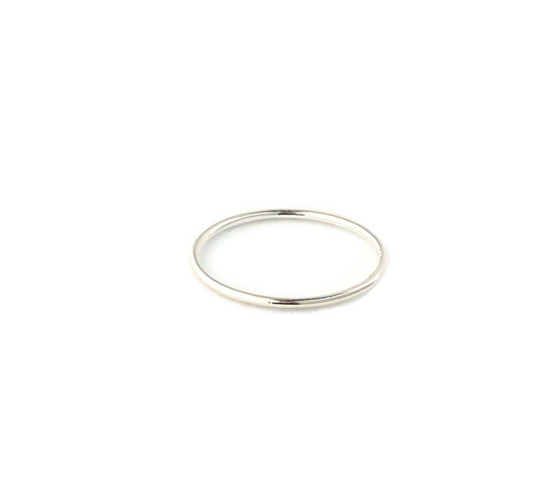 Sterling Silver Simple Stacking Ring