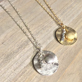 Round Metal Cluster Necklace